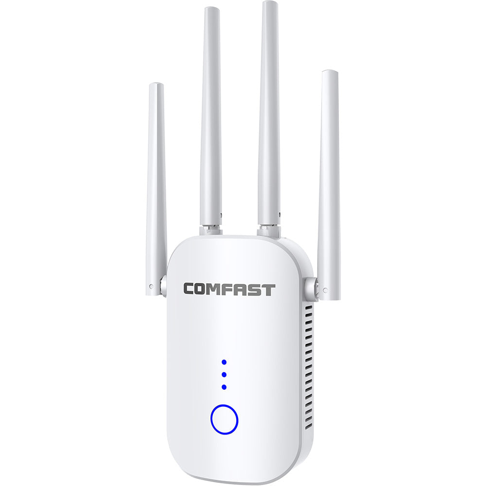 COMFAST CF-WR758AC WiFi Amplifier 1200Mbps Dual-band Antenna Extender Long Range Wi-Fi Signal Enhancer - US