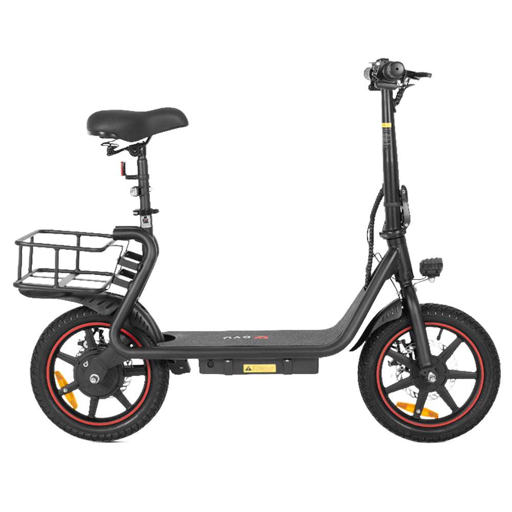 DYU C4 Folding Electric Scooter, 250W Motor, 36V 10AH Battery, 14 Inch Tires, 25km/h Max Speed, 42km Range, Front &amp; Rear Disc Brakes