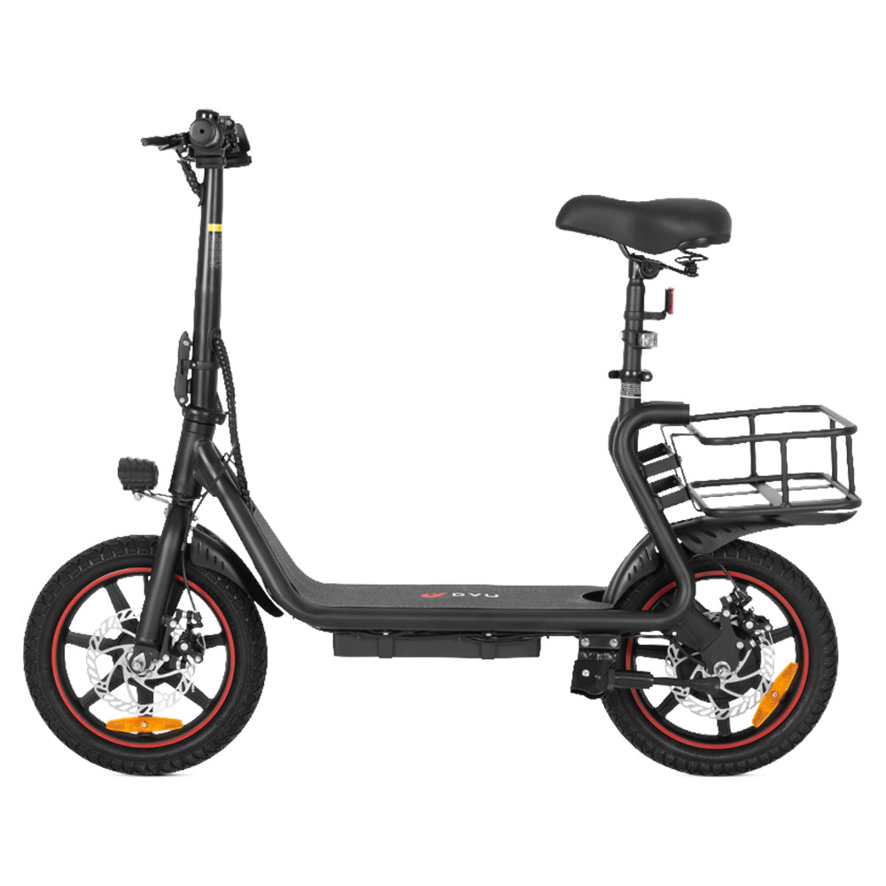 DYU C4 Folding Electric Scooter, 250W Motor, 36V 10AH Battery, 14 Inch Tires, 25km/h Max Speed, 42km Range, Front &amp; Rear Disc Brakes