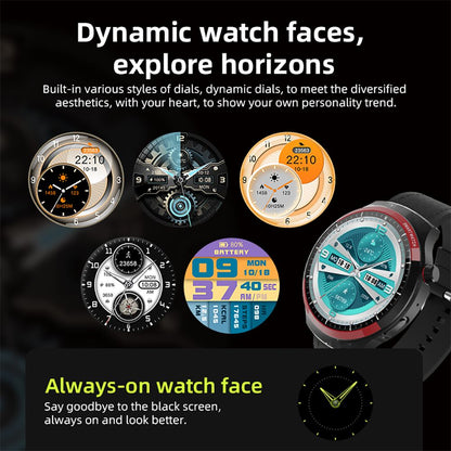 DIONA R3 Smartwatch, 1.55-inch Screen, Health Sleep Monitoring, Bluetooth Calling, Voice Assistant, Dynamic Watch Faces, Multiple Sports Modes