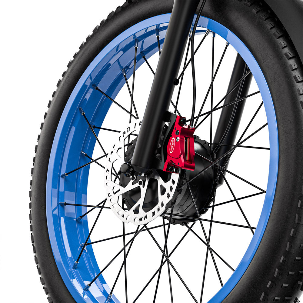 E·Bycco EB9 Electric Bike, 2*1000W Motor, 52V 23AH Battery, 26*4.0 inch Fat Tires, 55km/h Max Speed, 130km Max Range, Hydraulic Disc Brakes, Full Suspension, Shimano 7-speed, LCD Display