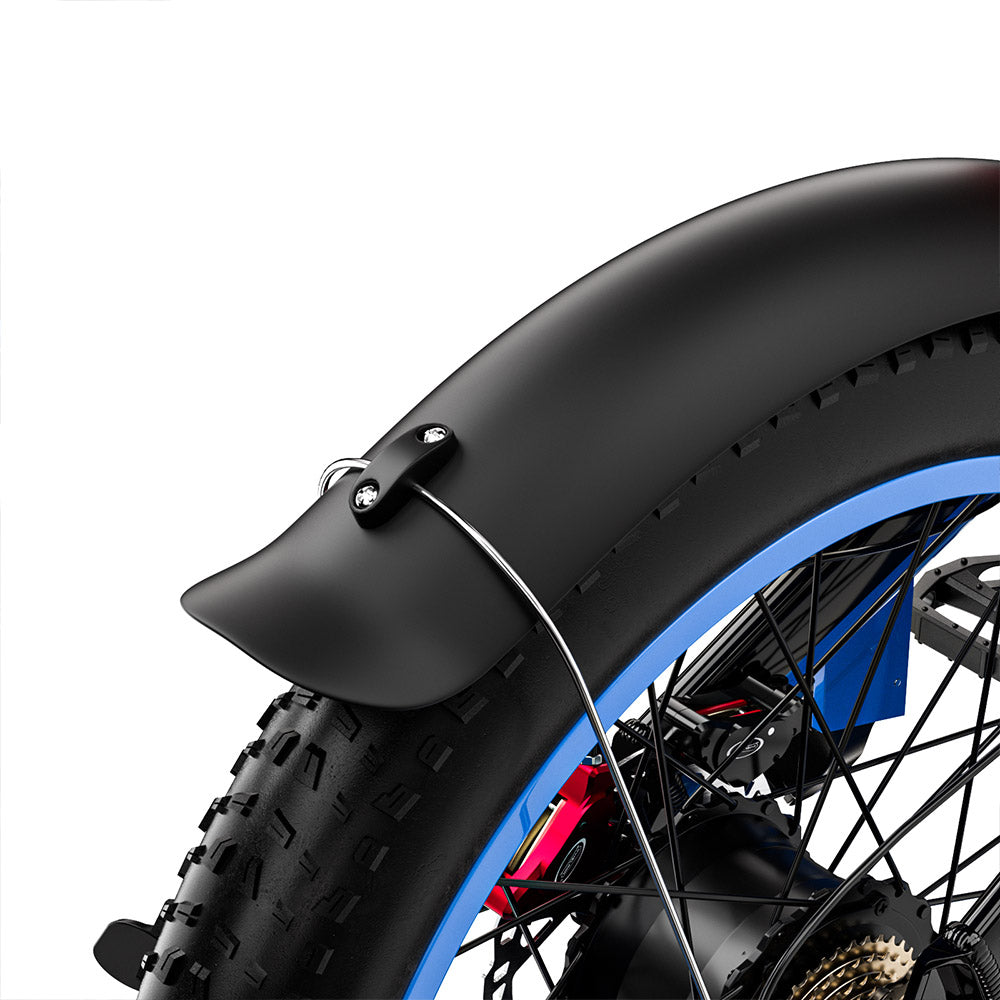 E·Bycco EB9 Electric Bike, 2*1000W Motor, 52V 23AH Battery, 26*4.0 inch Fat Tires, 55km/h Max Speed, 130km Max Range, Hydraulic Disc Brakes, Full Suspension, Shimano 7-speed, LCD Display