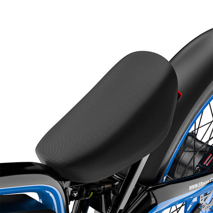 E·Bycco EB9 Electric Bike, 2*1000W Motor, 52V 23AH Battery, 26*4.0 inch Fat Tires, 55km/h Max Speed, 130km Max Range, Hydraulic Disc Brakes, Full Suspension, Shimano 7-speed, LCD Display