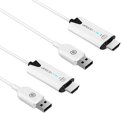 EDUP EH-WD9906 Wireless HDMI Transmitter and Receiver, Plug &amp; Play, Screen Mirror &amp; Extend, 98ft Transmission, 1RX to 8TXs