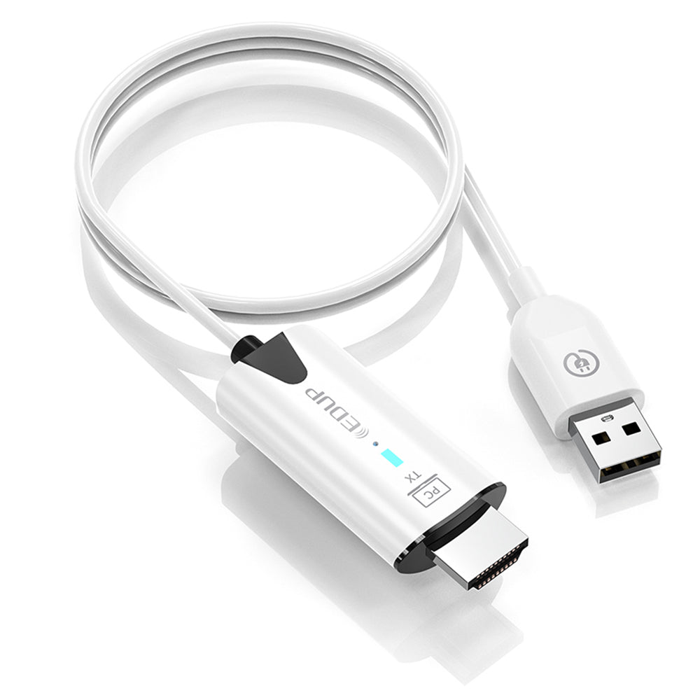 EDUP EH-WD9906 Wireless HDMI Transmitter and Receiver, Plug &amp; Play, Screen Mirror &amp; Extend, 98ft Transmission, 1RX to 8TXs