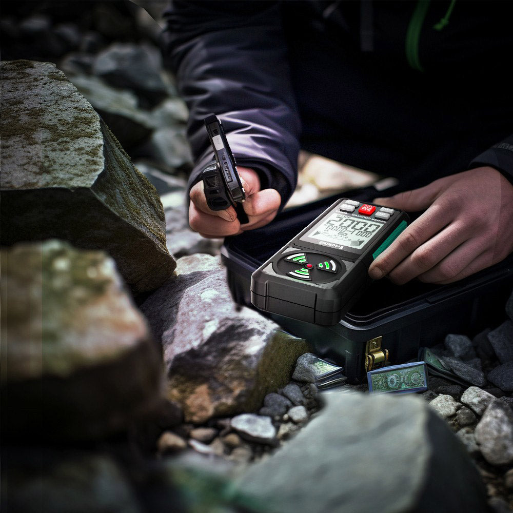 ERICKHILL EGF02 Digital Nuclear Radiation Detector, Geiger Counter, Portable Beta Gamma X-ray Radiation Dosimeter with LCD Display for Home, Radioactive Mineral Mining