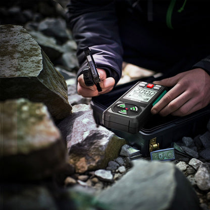 ERICKHILL EGF02 Digital Nuclear Radiation Detector, Geiger Counter, Portable Beta Gamma X-ray Radiation Dosimeter with LCD Display for Home, Radioactive Mineral Mining