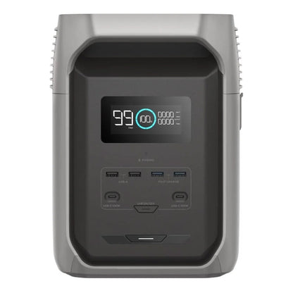 EcoFlow DELTA 3 1500 Portable Power Station, 1536Wh LFP Battery, 1800W Solar Generator, 15 Outlets, <15ms UPS, Expandable to 5.5kWh, App Control, IP65 Protection, 1.5h Fast Charge, for Home Backup, Outdoor Camping &amp; RV, Black