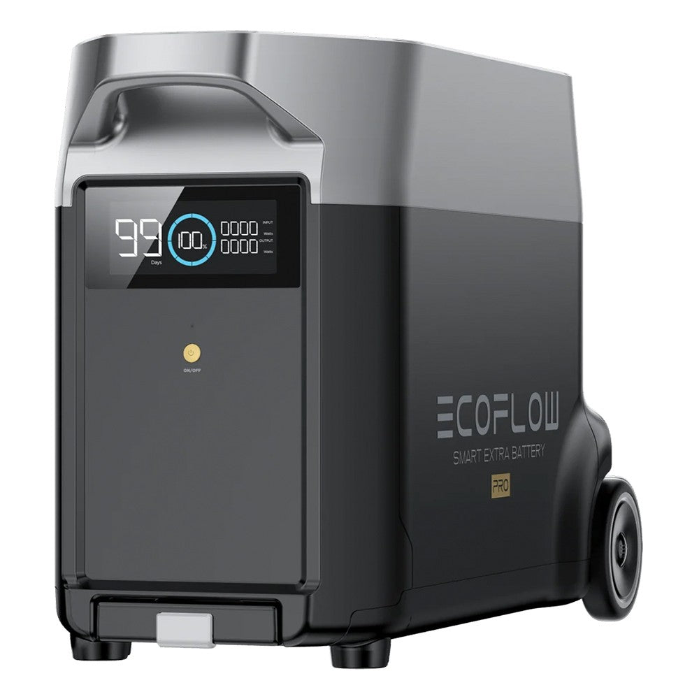EcoFlow DELTA Pro Smart Extra Battery, 3600Wh LiFePO4 Cells