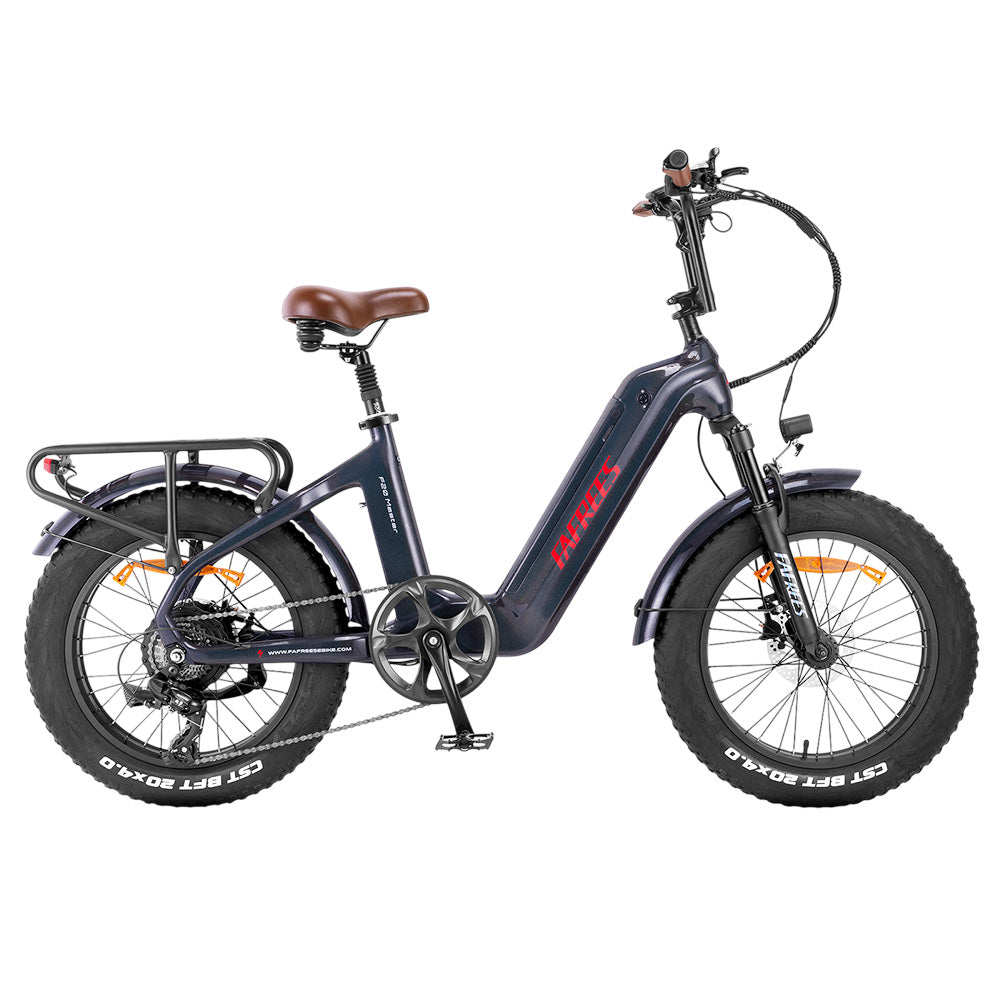 Fafrees F20 Master E-bike 20*4.0 inch Air Tire 500W Rear Drive 25km/h Max Speed 48V 22.5Ah Samsung Battery 140-160km Range Hydraulic Disc Brakes Carbon Fiber Frame - Aurora Grey