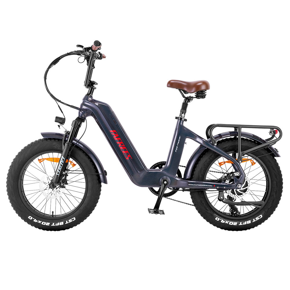 Fafrees F20 Master E-bike 20*4.0 inch Air Tire 500W Rear Drive 25km/h Max Speed 48V 22.5Ah Samsung Battery 140-160km Range Hydraulic Disc Brakes Carbon Fiber Frame - Aurora Grey