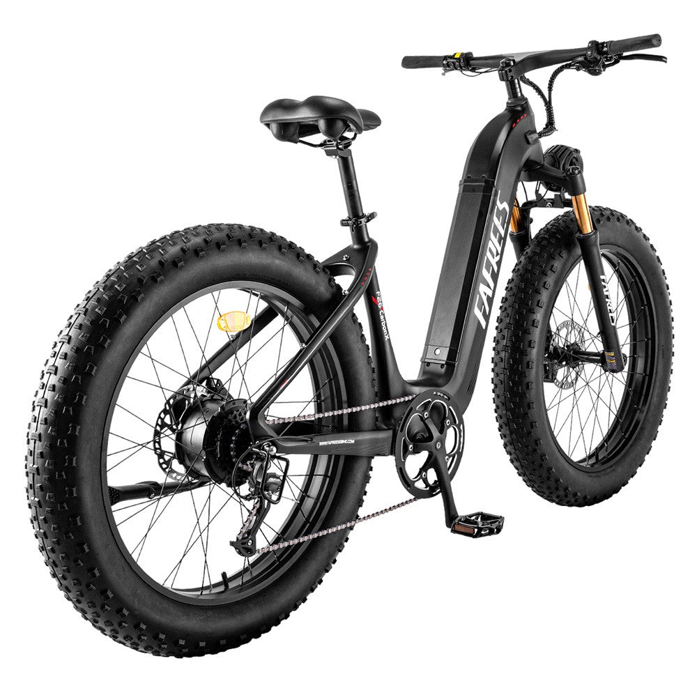 Fafrees F26 Carbon X E-bike 26*4.8 inch Air Tire 1000W Rear Drive 25km/h Max Speed 48V 22.5Ah Battery 120-140km Assist Range