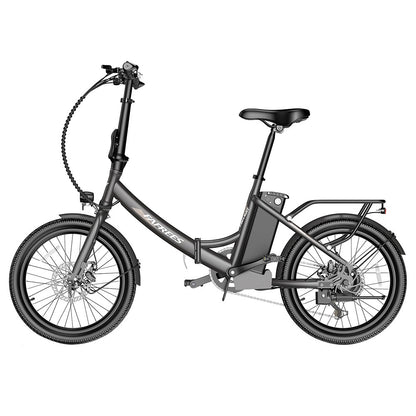 Fafrees F20 Light Folding City E-bike 20*1.95 Inch Tire 36V 250W Motor 25Km/h Max Speed 14.5Ah Battery Shimano 7-Speed Gear IPX4 Waterproof - Black