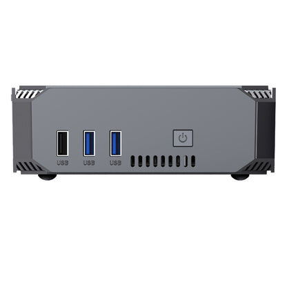 FIREBAT AK2 Mini PC, Intel N100 4 Cores Max 3.4GHz, 16GB RAM 512GB SSD, 2*HDMI 2.0 4K 60Hz Dual Screen Display, WiFi 5 Bluetooth 4.2, 2*USB 3.2 2*USB 2.0 1*LAN 1*Audio, Cooling Fan - EU Plug