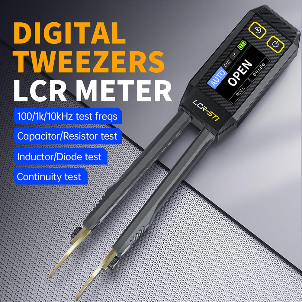 FNIRSI LCR-ST1 Mini Smart Tweezer LCR Meter/ESR Meter