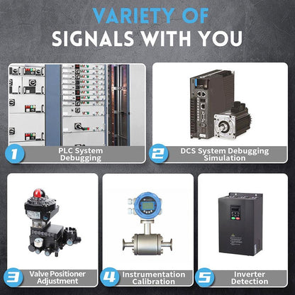 FNIRSI SG-003A Multifunctional Signal Generator, 0-24mA Current, 0-24V Voltage, Adjustable Analog Simulator, Preset Value, Real-Time Curve, Programming Output
