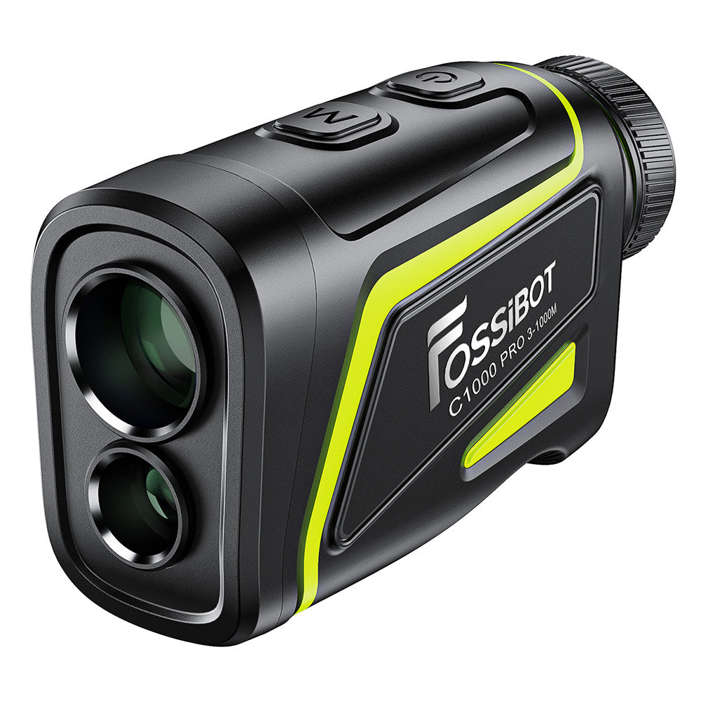 FOSSiBOT C1000 Pro Golf Rangefinder, Green &amp; Red OLED Display, 0.06s Measure Speed, 1000m Measurement Range, 6X Magnification, IP54 Waterproof
