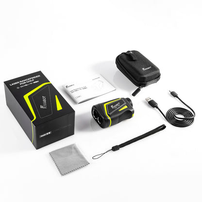 FOSSiBOT C1000 Pro Golf Rangefinder, Green &amp; Red OLED Display, 0.06s Measure Speed, 1000m Measurement Range, 6X Magnification, IP54 Waterproof