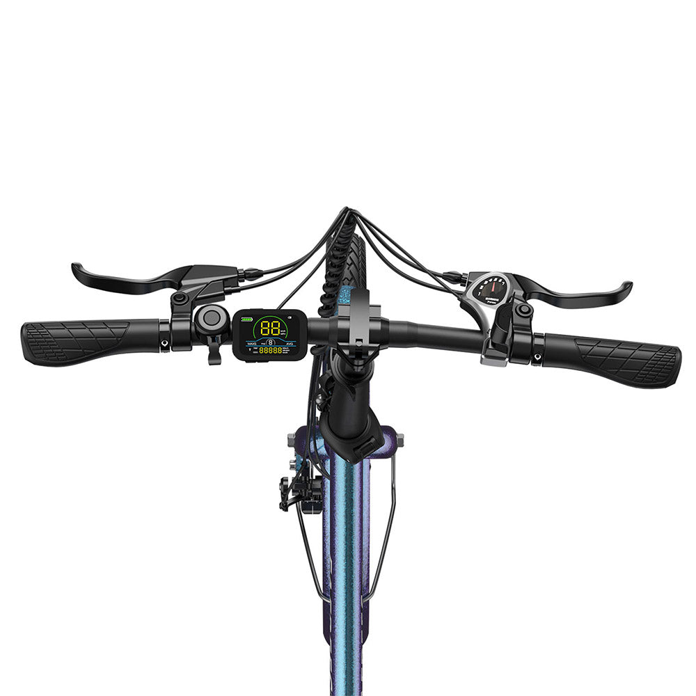 Fafrees F20 Lasting Electric Bike, 250W Motor, 36V 18.2Ah Battery, 20*1.95" Tires, 25km/h Max Speed, 120km Max Range, Mechanical Disc Brakes, SHIMANO 7 Speed - Radiant Teal