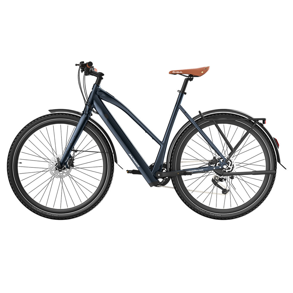 Fafrees F700W Electric Bike, 250W Motor, 36V 10Ah Battery, 700*42C Tires, 25km/h Max Speed, 100km Max Range, Hydraulic Disc Brakes, Torque Sensor, SHIMANO CUES 9-speed - Blue