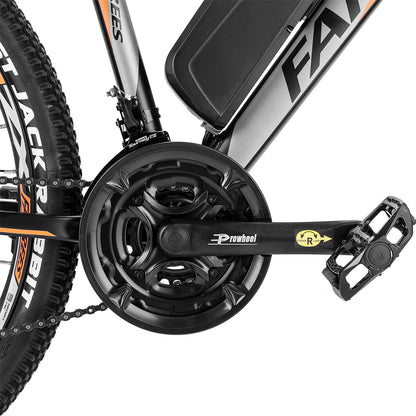 Fafrees Hailong One Electric Bike, 250W Motor, 36V/13Ah Battery, 26*2.1-inch CST Tires, 25km/h Max Speed, 100km Max Range, LCD Display, SHIMANO 21 Speed - Black