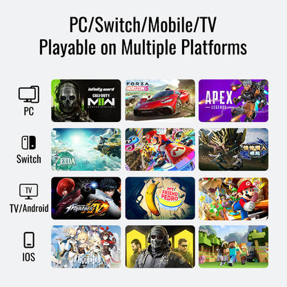 Flydigi Vader 4 Pro Gaming Controller, Force Adjustment Lever Joystick, Hall &amp; Micro 2-in-1 Triggers, 1000Hz Polling Rate, Compatible with PC, NS, TV, Android &amp; Laptop