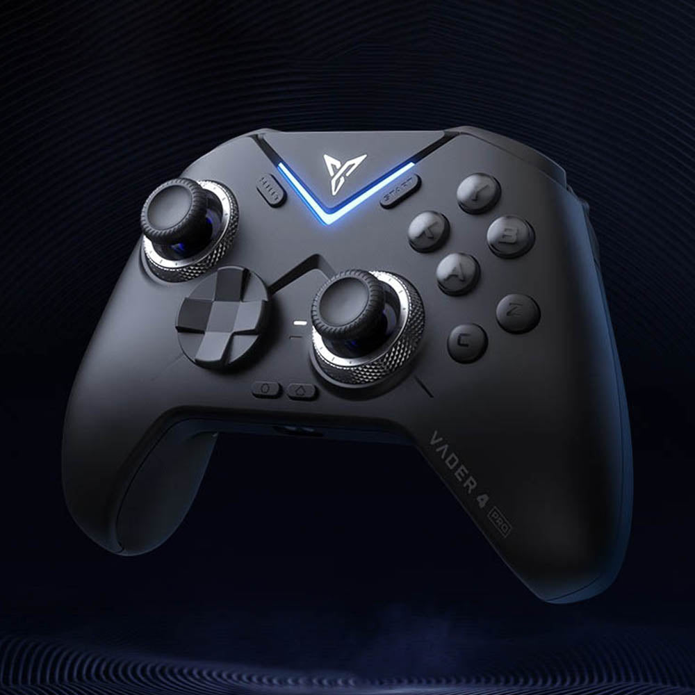 Flydigi Vader 4 Pro Gaming Controller, Force Adjustment Lever Joystick, Hall &amp; Micro 2-in-1 Triggers, 1000Hz Polling Rate, Compatible with PC, NS, TV, Android &amp; Laptop