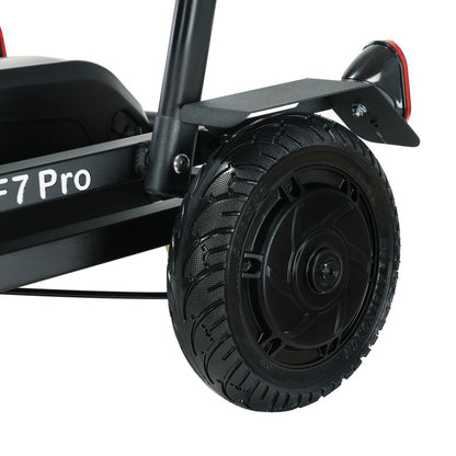 Freejoyer F7 Pro Four-wheel Electric Scooter with Seat, 300W Motor, 36V 13AH Battery, 15km/h Max Speed, 35km Max Range - Black