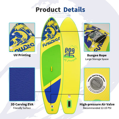 FunWater SUPFW28D Stand Up Paddle Board 350*87*15cm