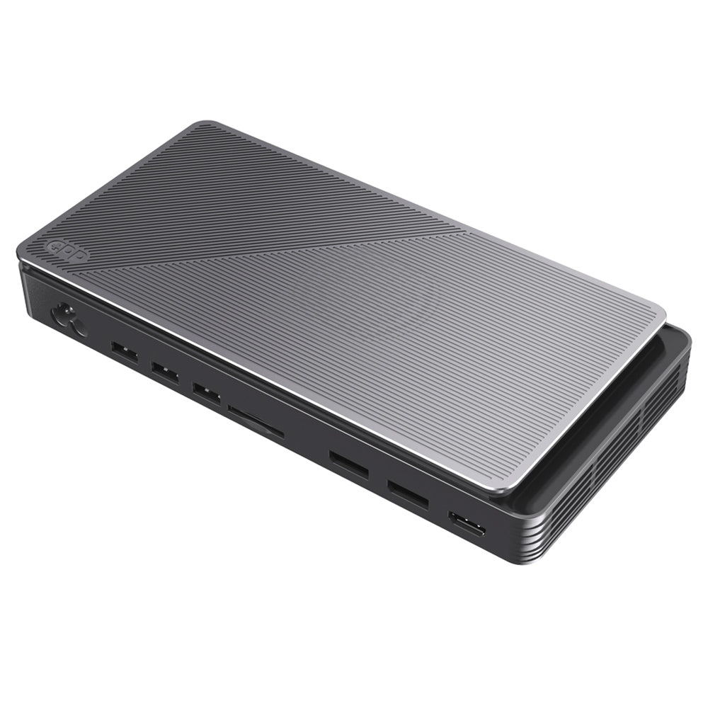 GPD G1 Graphics Card Expansion Dock, AMD Radeon RX 7600M XT Graphics, 8GB GDDR6 RAM, 128bit, 1*Oculink 1*USB 4.0 1*HDMI 2.1 2*DP 1.4a 3*USB 3.2 1*SD 4.0, TGP Toggle Key - EU Plug