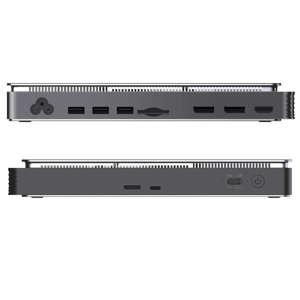 GPD G1 Graphics Card Expansion Dock, AMD Radeon RX 7600M XT Graphics, 8GB GDDR6 RAM, 128bit, 1*Oculink 1*USB 4.0 1*HDMI 2.1 2*DP 1.4a 3*USB 3.2 1*SD 4.0, TGP Toggle Key - EU Plug