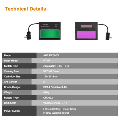 DEKO Basal Black Solar Auto Darkening MIG MMA elektrická zváracia maska/prilba/zváracia šošovka pre zvárací stroj alebo plazmovú rezačku