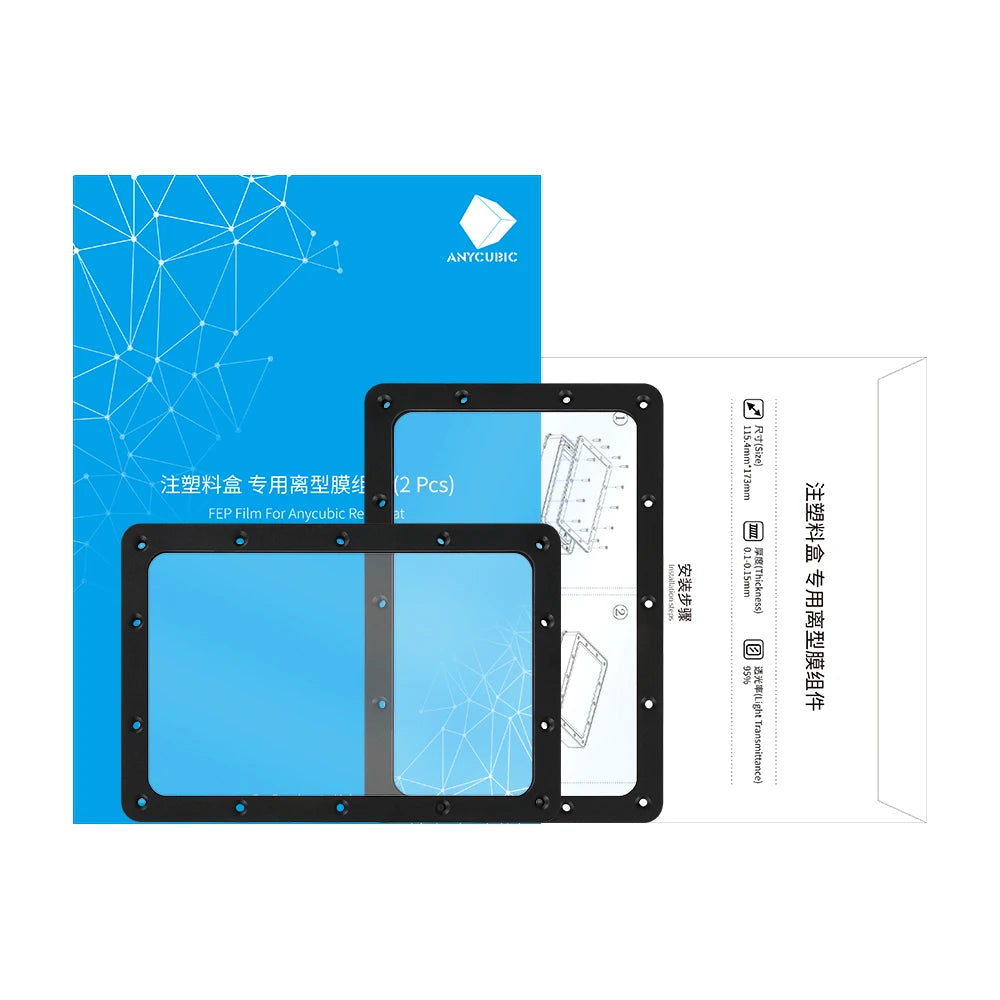 ANYCUBIC Photon Mono Príslušenstvo UV Resin Vat Tank, 2K monochromatická LCD obrazovka, základná doska, FEP film
