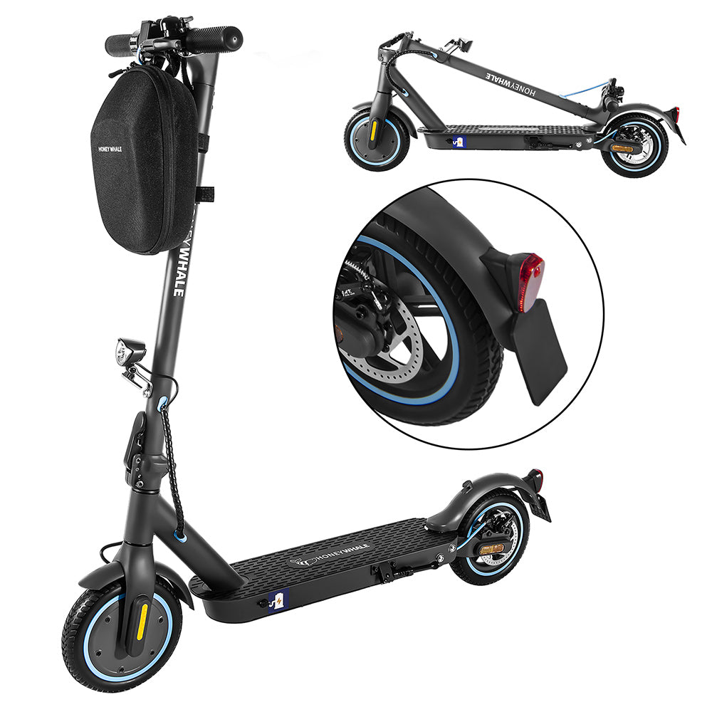 HONEYWHALE E9 8.5-inch Tire Electric Scooter ABE Certification, 350W Powerful  Motor 20km/h 36V 7.5Ah Battery, 25km Max Range, Mechanical Brake Smart APP Control