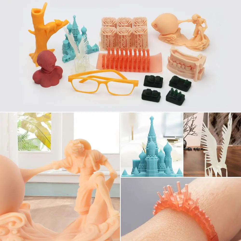 ANYCUBIC 405nm UV živica pre fotónovú 3D tlačiareň Photon Mono X Tlačový materiál LCD Normálna UV citlivá 1kg Tekutina