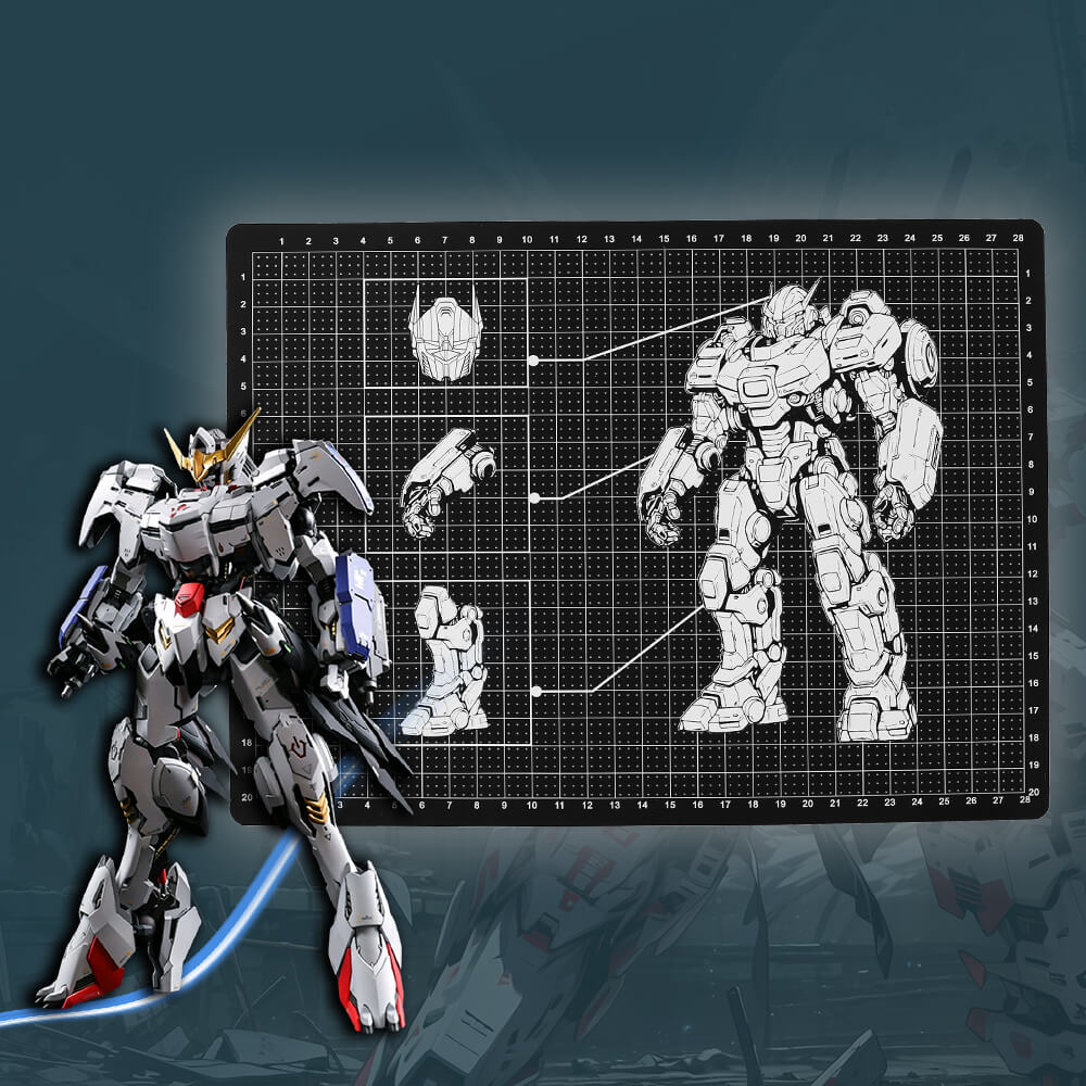 Hanboost MA01 30*22cm (11.8*8.7inch) Double-sided Craft Cutting Mat for Sewing, Crafting, Modelling, Scrapbooking