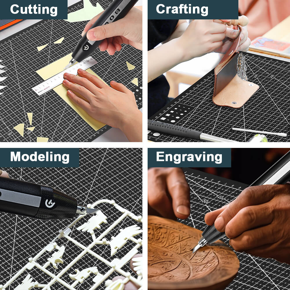 Hanboost MA01 30*22cm (11.8*8.7inch) Double-sided Craft Cutting Mat for Sewing, Crafting, Modelling, Scrapbooking