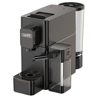 HiBREW H15 Nes Capsule Coffee Machine, 20 Bar High-pressure Extraction, Removable Milk Tank, Adjustable Temperature &amp; Capacity