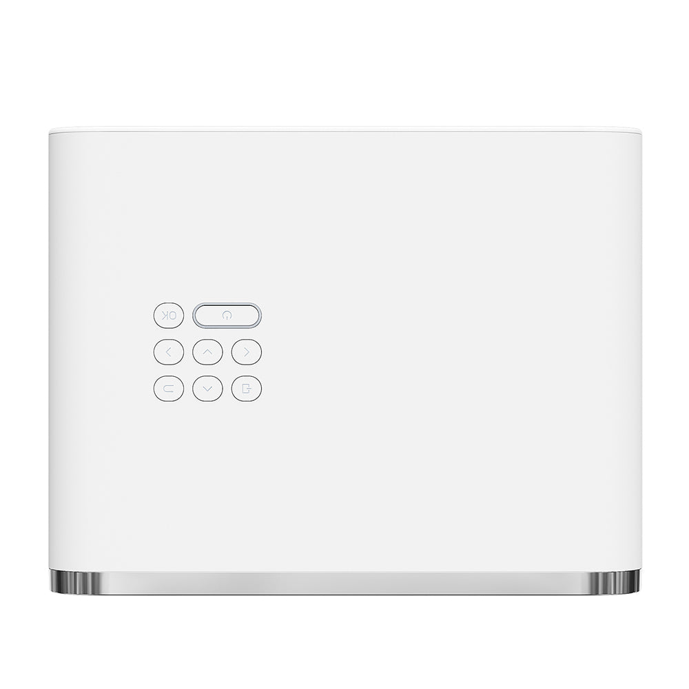 Hunkstar P3 1000 ANSI Android Projector, Native 1080P, 4K Decoding, HDR10, Auto-Keystone Correction &amp; Auto Focus, Android 9.0, Bluetooth 5.0, WiFi 6, 2*5W Speakers