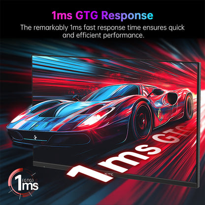 KTC H27E22P Gaming Monitor, 27 inch 1920*1080 FHD FAST VA Panel, 4000:1 Contrast Ratio, 280Hz High Refresh, 1ms GTG Response Time, FreeSync &amp; G-Sync, HDR10, Low Blue Light &amp; Flicker-Free, 2*HDMI 2.0, 1*DP 1.4, 1*USB 2.0, 1*Earphone