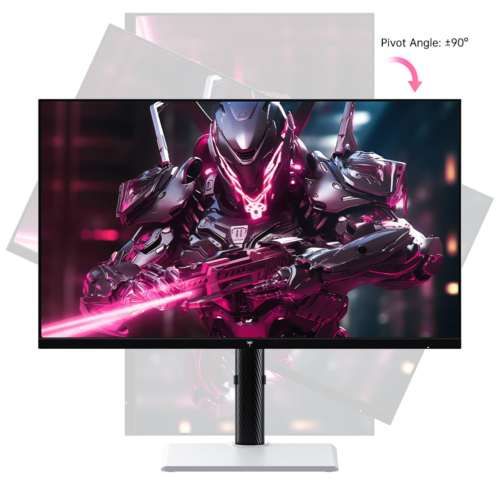 KTC H27E6 27 inch Gaming Monitor, 2560*1440 QHD Fast IPS Screen, 300Hz Refresh Rate, HDR 400, 1ms Response Time, FreeSync &amp; G-Sync, 144% sRGB, VESA Mountable, 2*HDMI 2.1, 2*DP 1.4, 1*USB 2.0, 1*Earphone