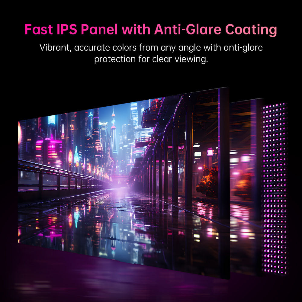 KTC H27E6 27 inch Gaming Monitor, 2560*1440 QHD Fast IPS Screen, 300Hz Refresh Rate, HDR 400, 1ms Response Time, FreeSync &amp; G-Sync, 144% sRGB, VESA Mountable, 2*HDMI 2.1, 2*DP 1.4, 1*USB 2.0, 1*Earphone