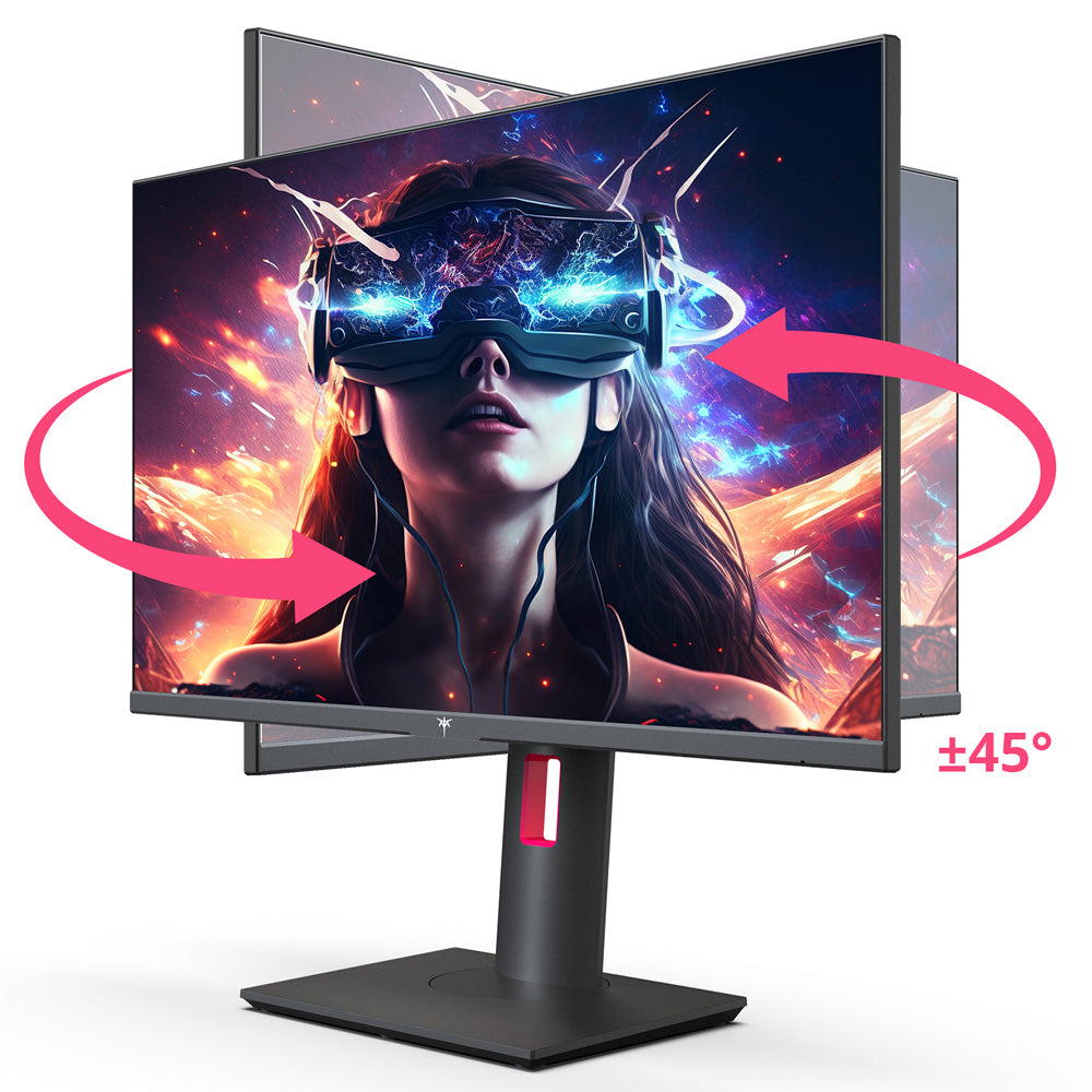 KTC H27P22S 27-inch Gaming Monitor, 3840x2160 UHD AUO 7.0 FAST IPS Panel, HDR400, 160Hz Refresh Rate, 1ms Response Time, 132%sRGB, Compatible with FreeSync and G-SYNC, Low-blue Light, 2*HDMI2.1 2*DP1.4 1*USB2.0, Adjustable Stand &amp; Support VESA Mount