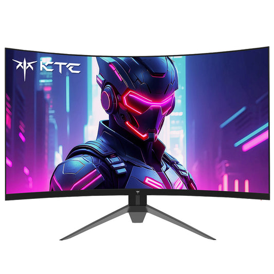 KTC H32S17F 32'' Curved Gaming Monitor, 1920*1080 HVA Panel, 240Hz Refresh Rate, 125% sRGB, 3500:1 Contrast Ratio, Adaptive Sync,   HDR10, 3ms Response Time, 2*HDMI2.0 1*DP1.4 1*USB2.0 1*Audio, VESA Mount, Adjustable Tilt, Low Blue Light
