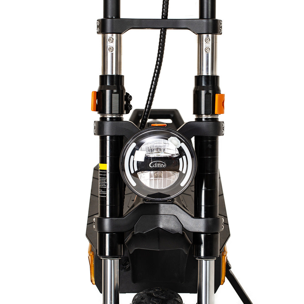 KuKirin G4 Max Off-road Electric Scooter, 1600W*2  Dual Motor 86km/h Max Speed 12-inch Tire 60V 35.2Ah 2112Wh Removable Battery 95km Range Hydralic Brake 38° climb 8 Light system Hydraulic damping absorption IP54 Waterproof