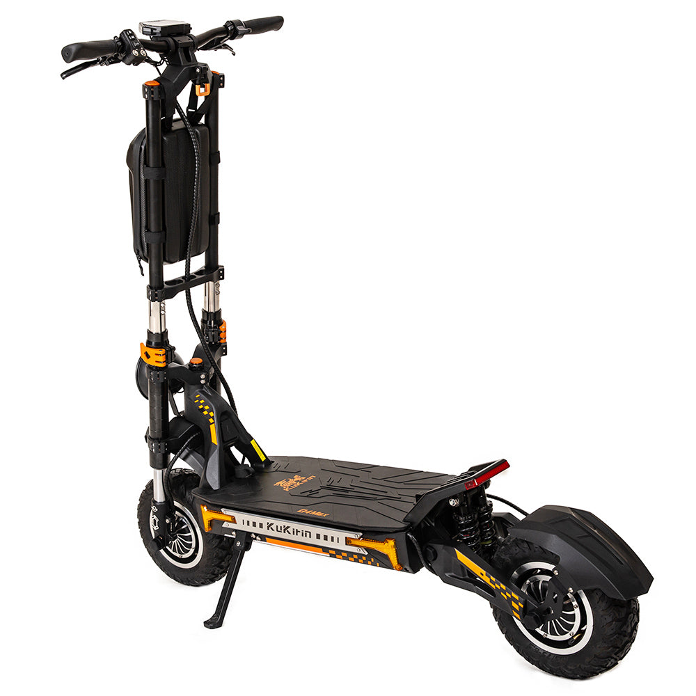 KuKirin G4 Max Off-road Electric Scooter, 1600W*2  Dual Motor 86km/h Max Speed 12-inch Tire 60V 35.2Ah 2112Wh Removable Battery 95km Range Hydralic Brake 38° climb 8 Light system Hydraulic damping absorption IP54 Waterproof