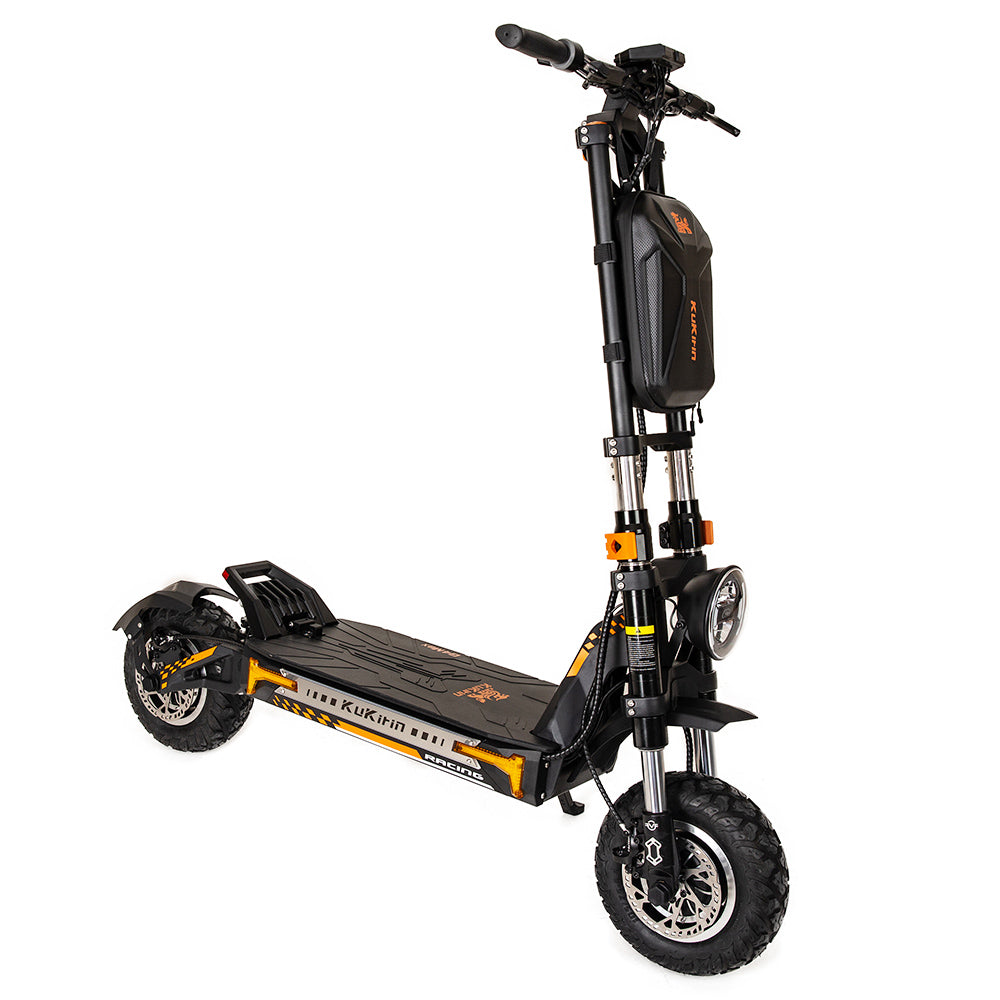 KuKirin G4 Max Off-road Electric Scooter, 1600W*2  Dual Motor 86km/h Max Speed 12-inch Tire 60V 35.2Ah 2112Wh Removable Battery 95km Range Hydralic Brake 38° climb 8 Light system Hydraulic damping absorption IP54 Waterproof