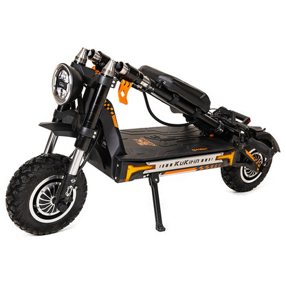 KuKirin G4 Max Off-road Electric Scooter, 1600W*2  Dual Motor 86km/h Max Speed 12-inch Tire 60V 35.2Ah 2112Wh Removable Battery 95km Range Hydralic Brake 38° climb 8 Light system Hydraulic damping absorption IP54 Waterproof