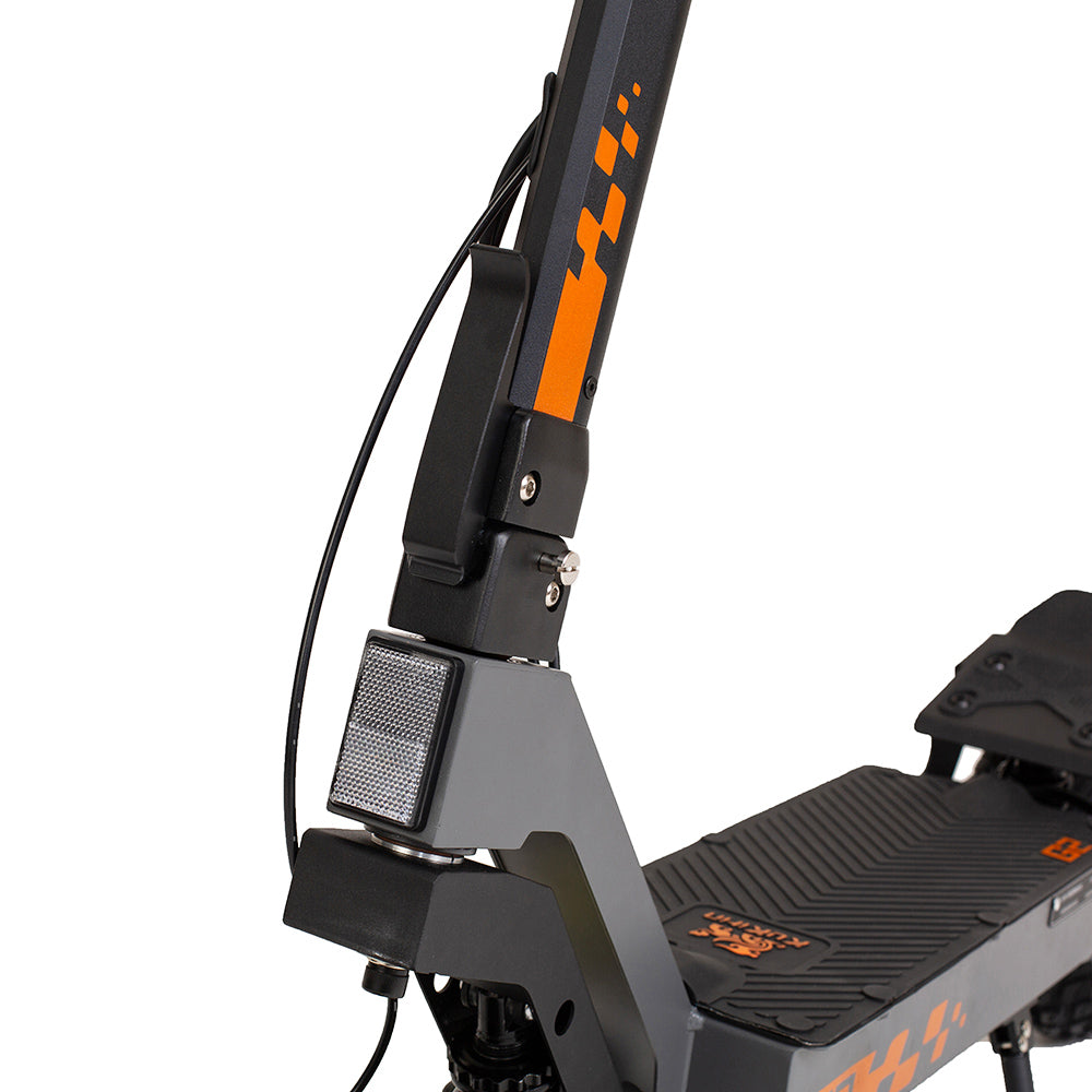 Kukirin G2 Foldable Electric Scooter 2025 Upgrade 800W Motor 48V 15Ah Battery 10-inch Tire 45km/h Max Speed 55km Range Touchscreen Display Disc Brake 7 Light System - Black