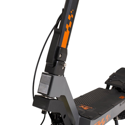 Kukirin G2 Foldable Electric Scooter 2025 Upgrade 800W Motor 48V 15Ah Battery 10-inch Tire 45km/h Max Speed 55km Range Touchscreen Display Disc Brake 7 Light System - Black